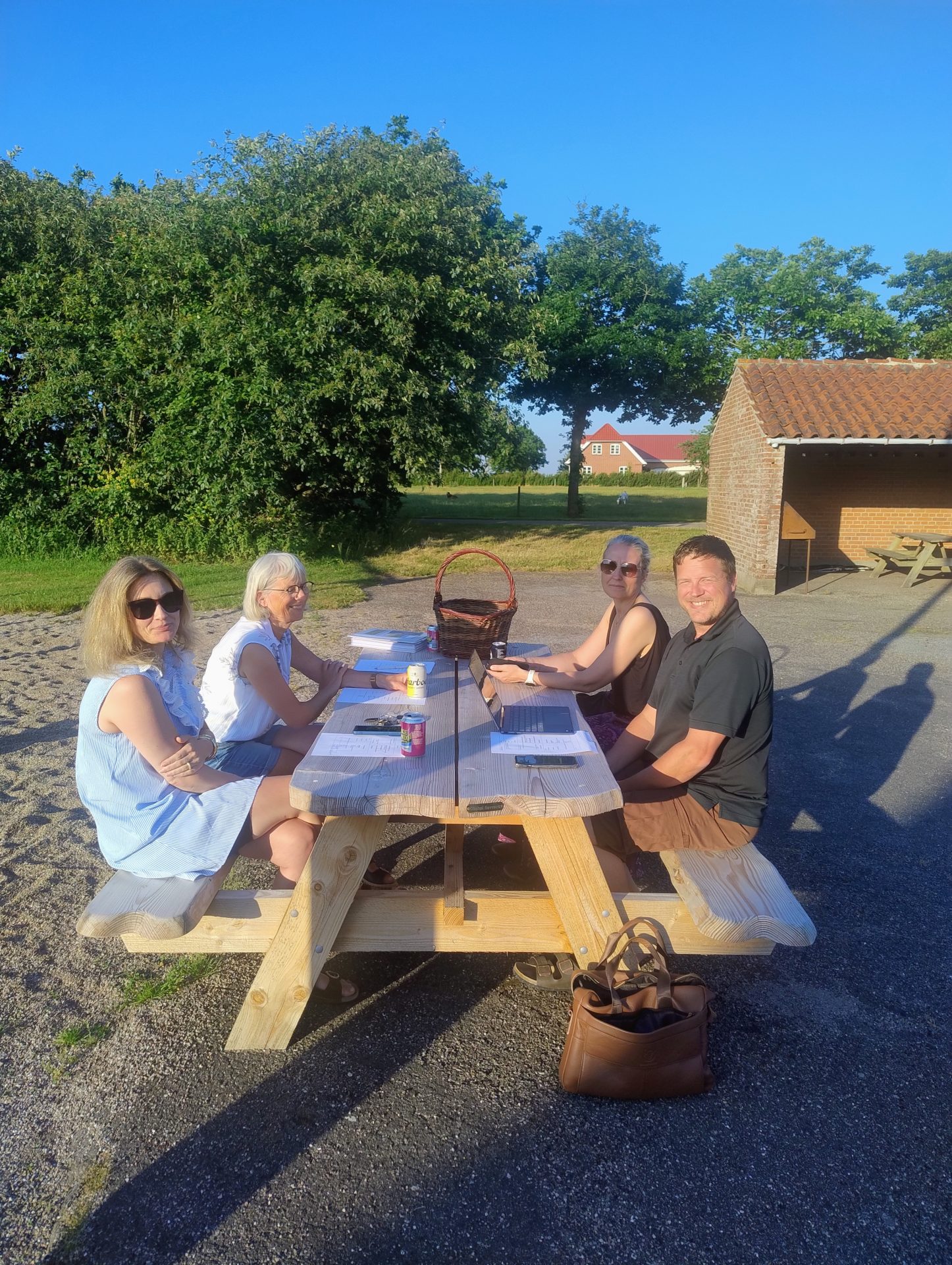 Landsbymøde i dejligt sommervejr